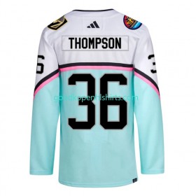 Vegas Golden Knights LOGAN THOMPSON 36 2023 All-Star Adidas Wit Authentic Shirt - Mannen